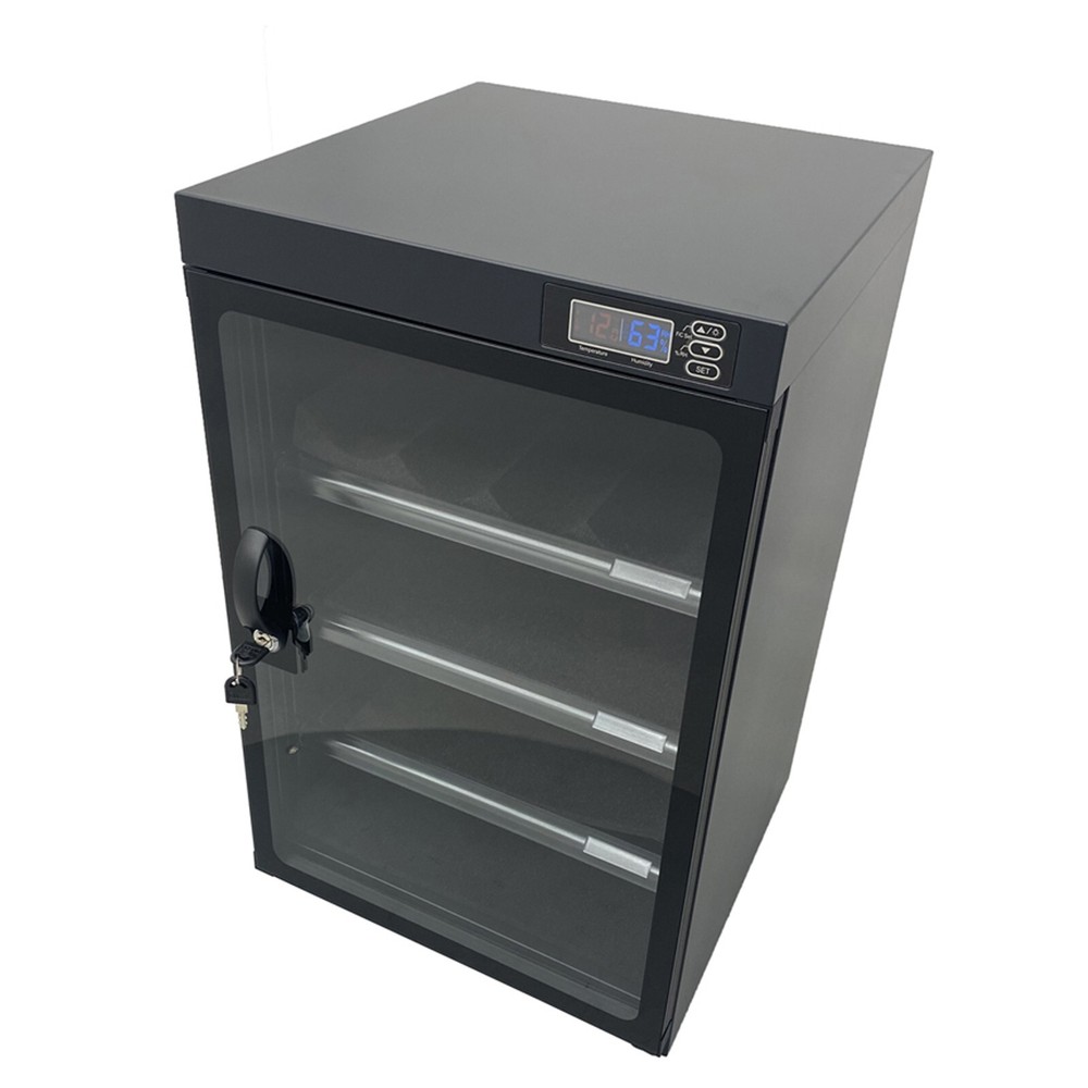 80L Automatic Digital Camera Dehumidify Storage 4 Layer Dehumidify Dry Cabinet