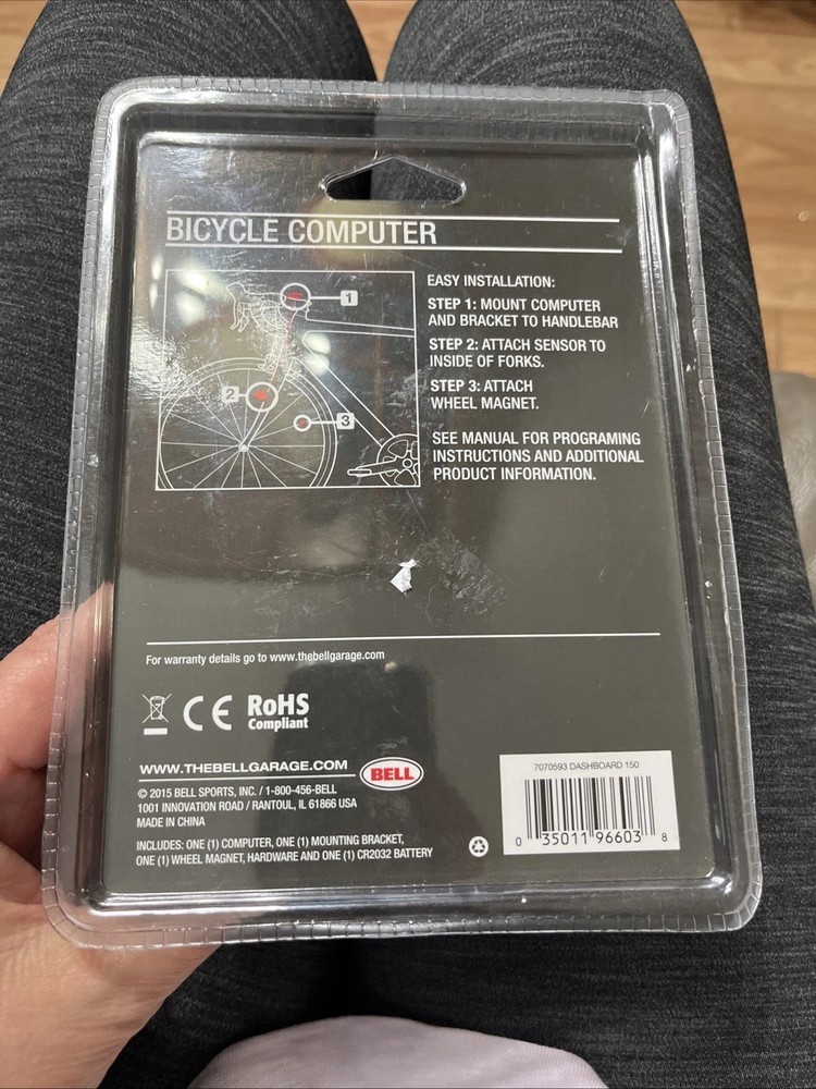 Bell Dashboard 150 Bicycle Computer Speedometer Trip Timer 14 Functions *NEW*