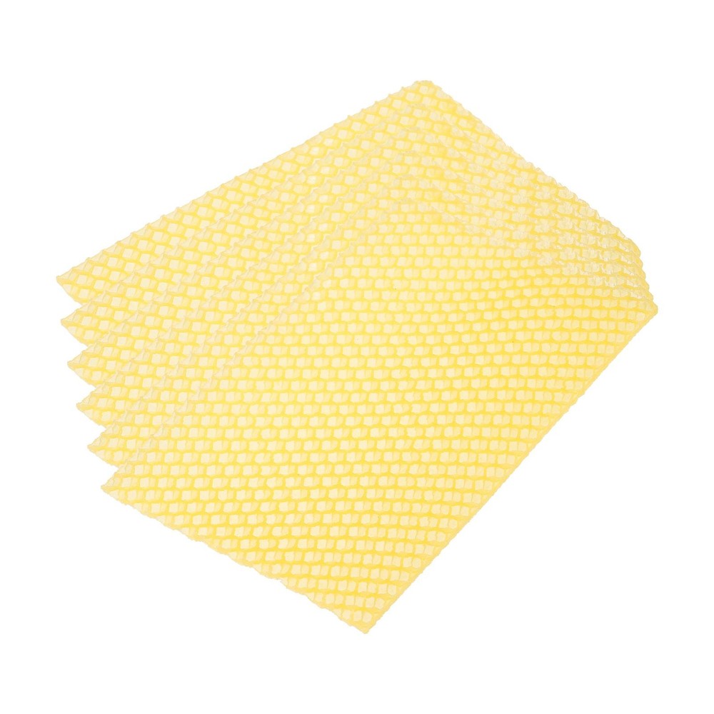 20 Pcs Wax Foundation for Bee Frames, Beehive Foundation Sheets Yellow