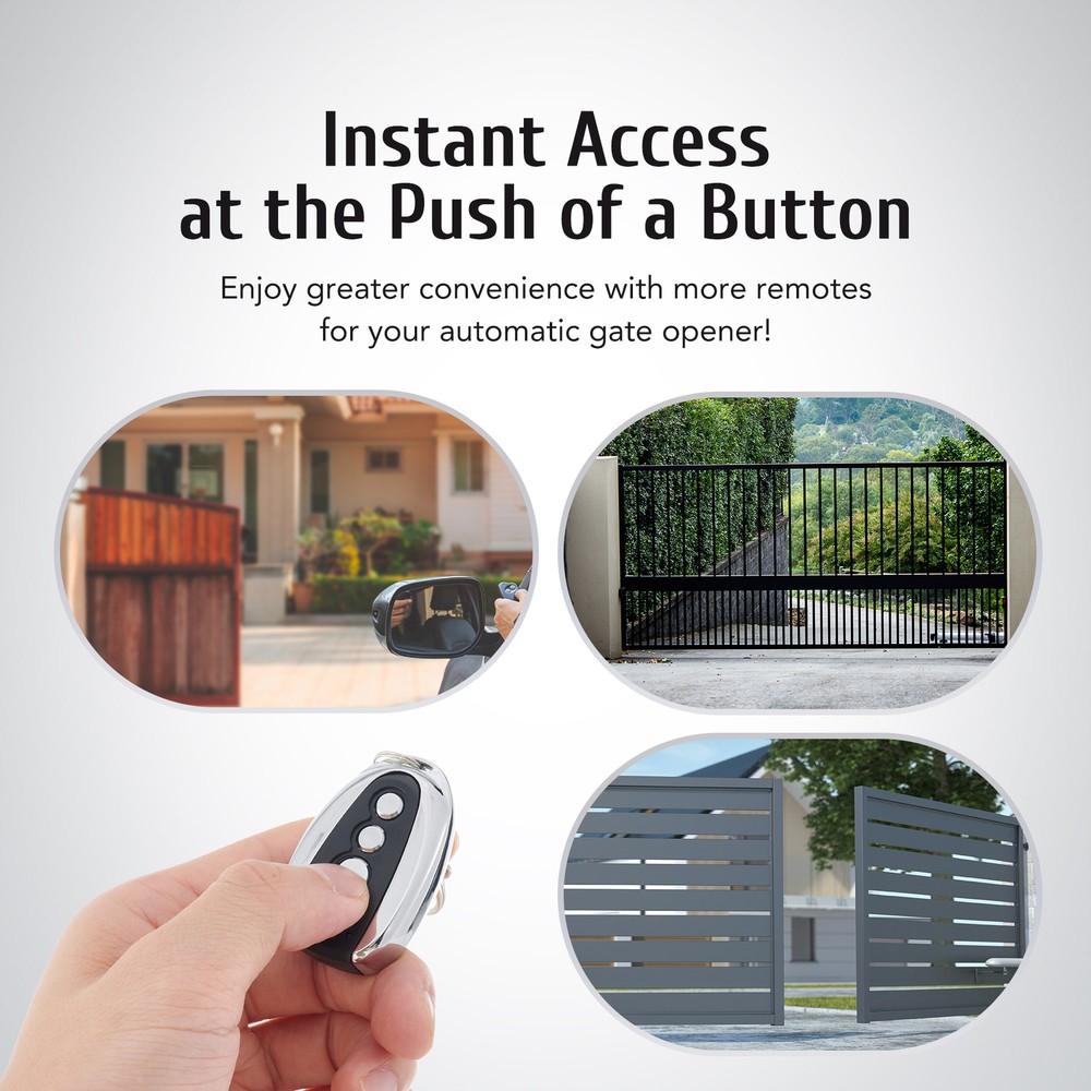 Fit Sliding Gate Opener Automatic Operator Wireless Backup Keypad Exclusively