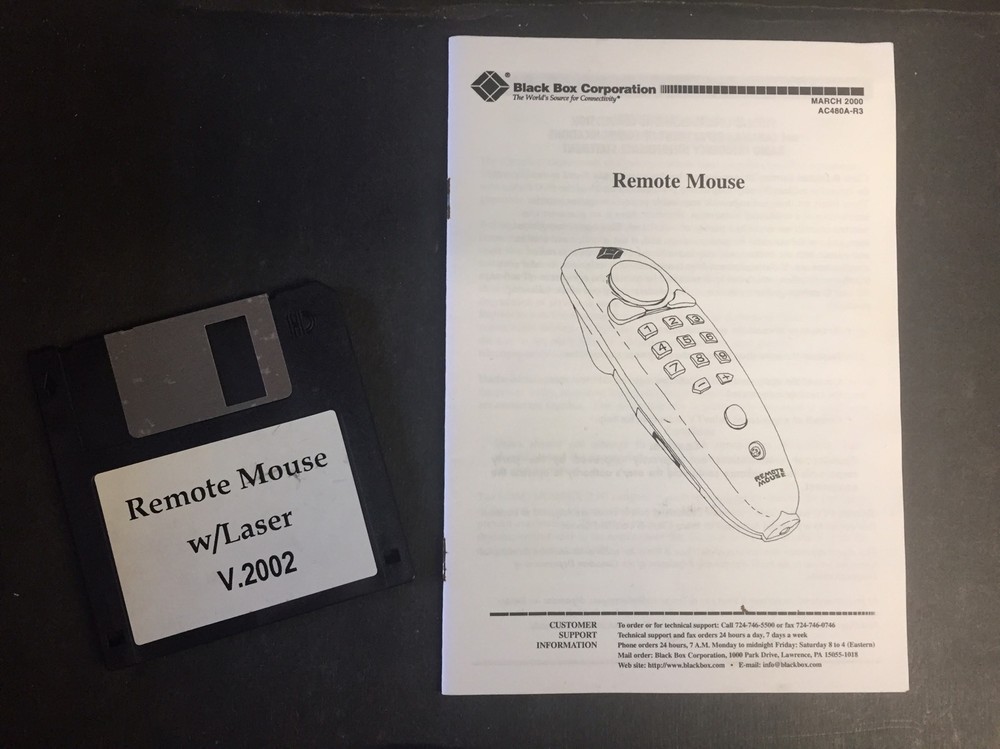Black Box AC480A-R3 REMOTE MOUSE W/ LASER