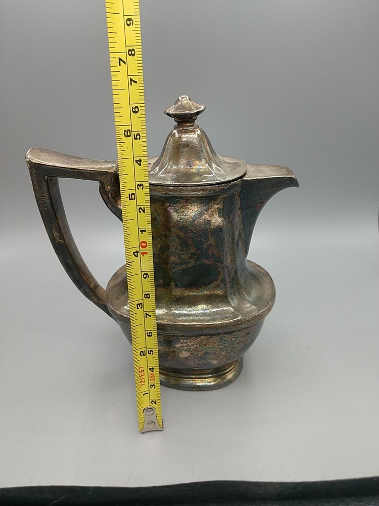 Vtg  Silver Soldered Creamer Pitcher MAA 8 Oz