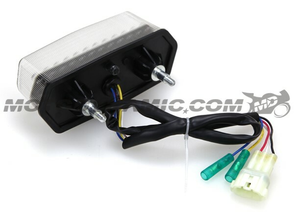 INTEGRATED Turn Signals LED Tail Light CLEAR LENS Fits 2022-2023 Honda Grom 125