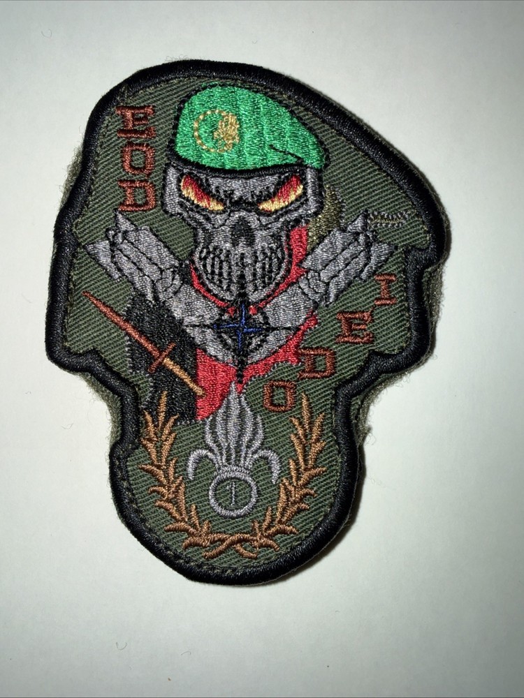 French Foreign Legion EOD ODEI  SKULL PATCH Afghanistan War