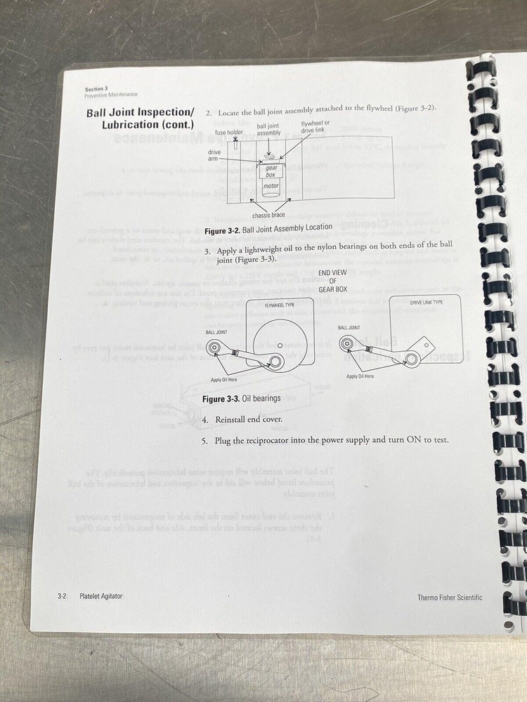 Thermo Model 4720 Series Forma Platelet Agitator 2004 - Users Manual / Book