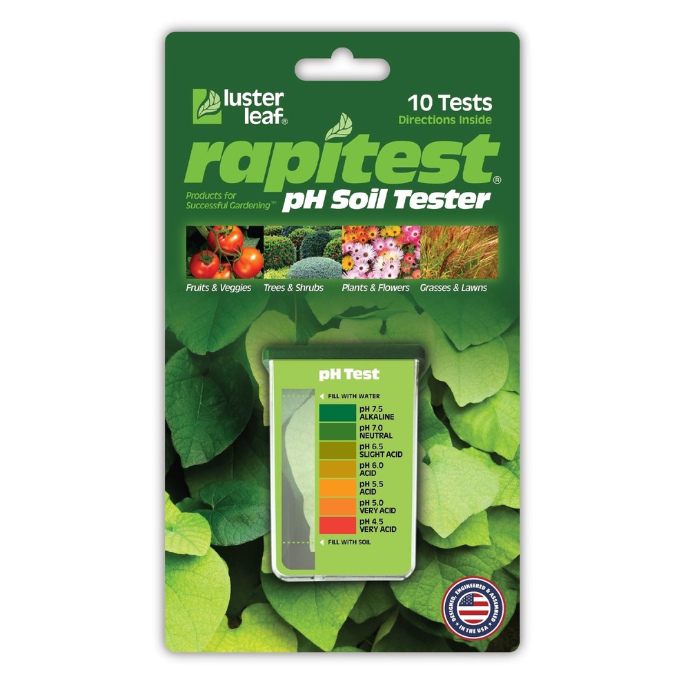 Luster Leaf 1612 Rapitest pH Soil Tester Soil Test Kit for pH Fast Ship