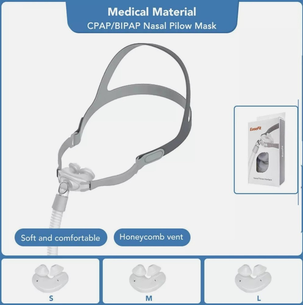 Nasal pillow mask Replacement, Three different Interface Sizes