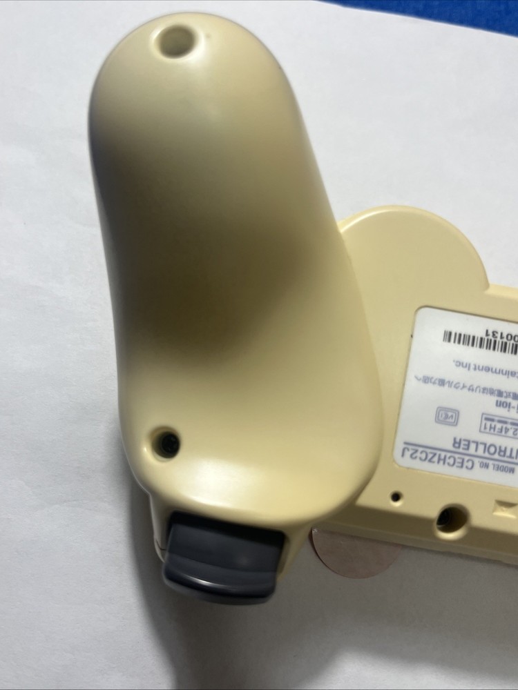 Sony PS3 Dualshock 3 Controller OEM Tested Working Yellowed Shell