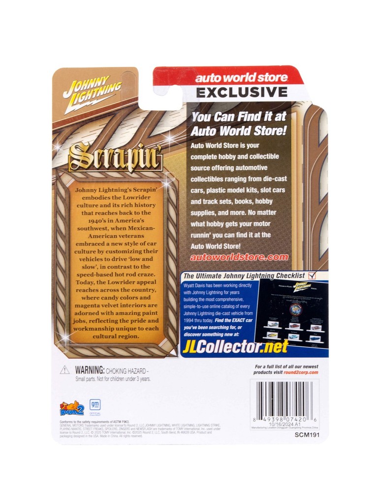 Johnny Lightning 1965 Chevy Impala SS Lowrider (Custom Bronze Poly) (Auto World