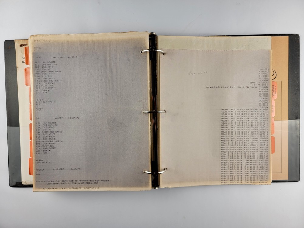 Original Vintage Motorola M6800 Microprocessor Manuals Guides Retro Computing