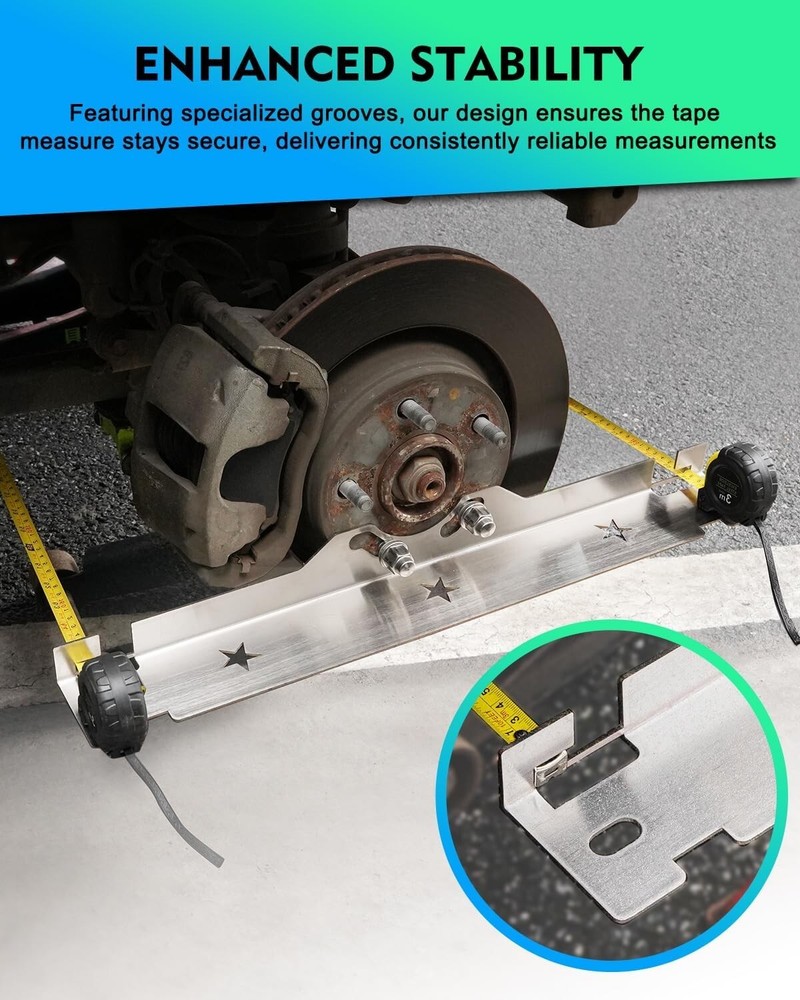 Stainless Steel Wheel Alignment Tool Plate for Precision Vehicle Alignment