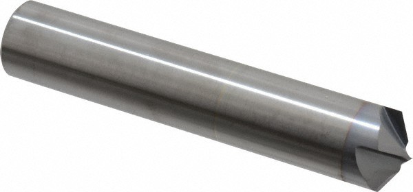 Accupro 3/4" Cutter Head Diam, 3/4" Shank, 4 Flute Single End Solid Carbide C...
