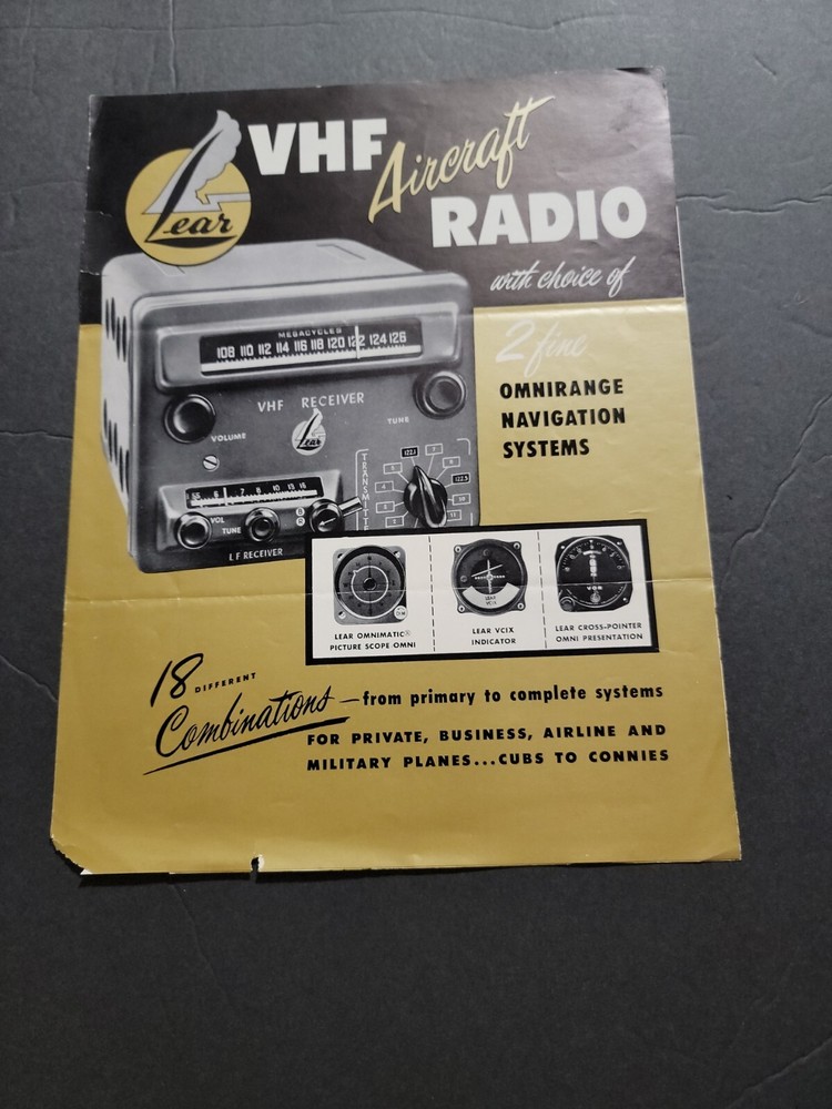 NARCO AVIONICS VINTAGE ADVERTISING