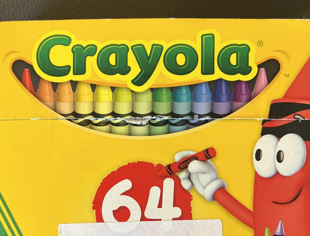 Crayola Crayons 52-0064 Crayons Assorted Colors 62 Count Built-In Sharpener