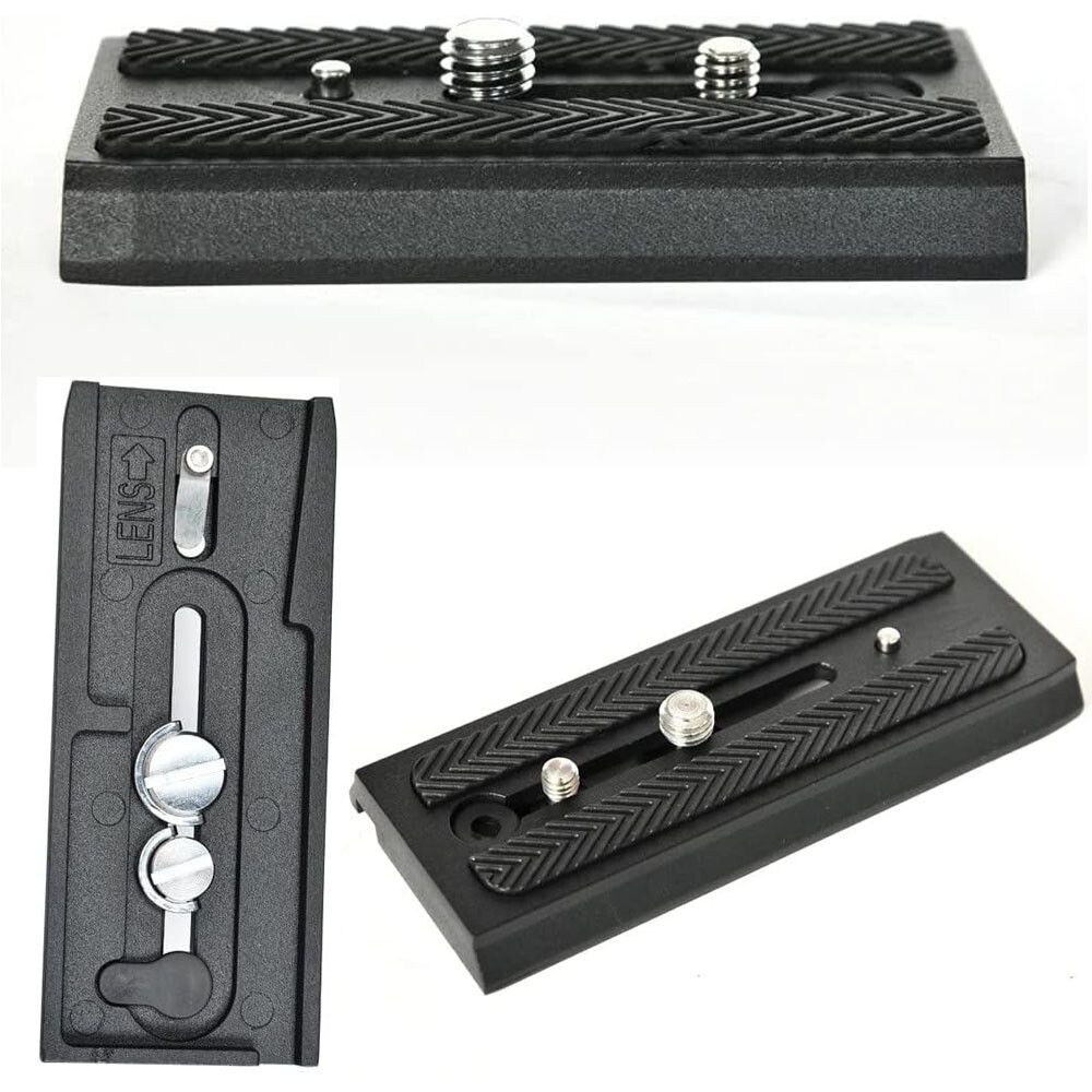 90/120mm Aluminum 501PL Quick Release Plate For Manfrotto 501 500AH For Benro US