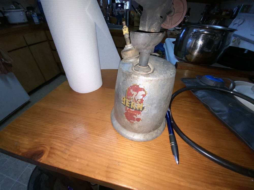 Vintage Turner Brass Works Torch, Untested