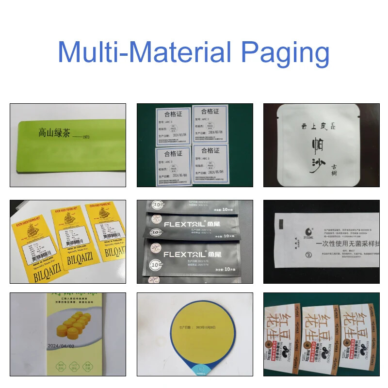 Coding machine, automatic pagination printing machine, plastic bag card coding
