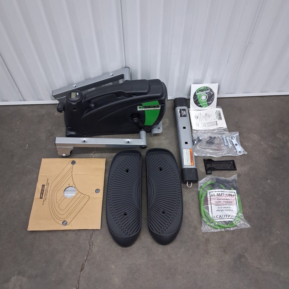 Stamina InMotion E3000 Compact Elliptical Exerciser Machine w/ Bands NEW **READ!