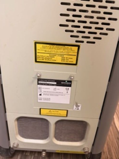 Emvera Technologies' DIODE Laser WORKING UNIT - NEEDS HANDPIECE REPLACEMENT