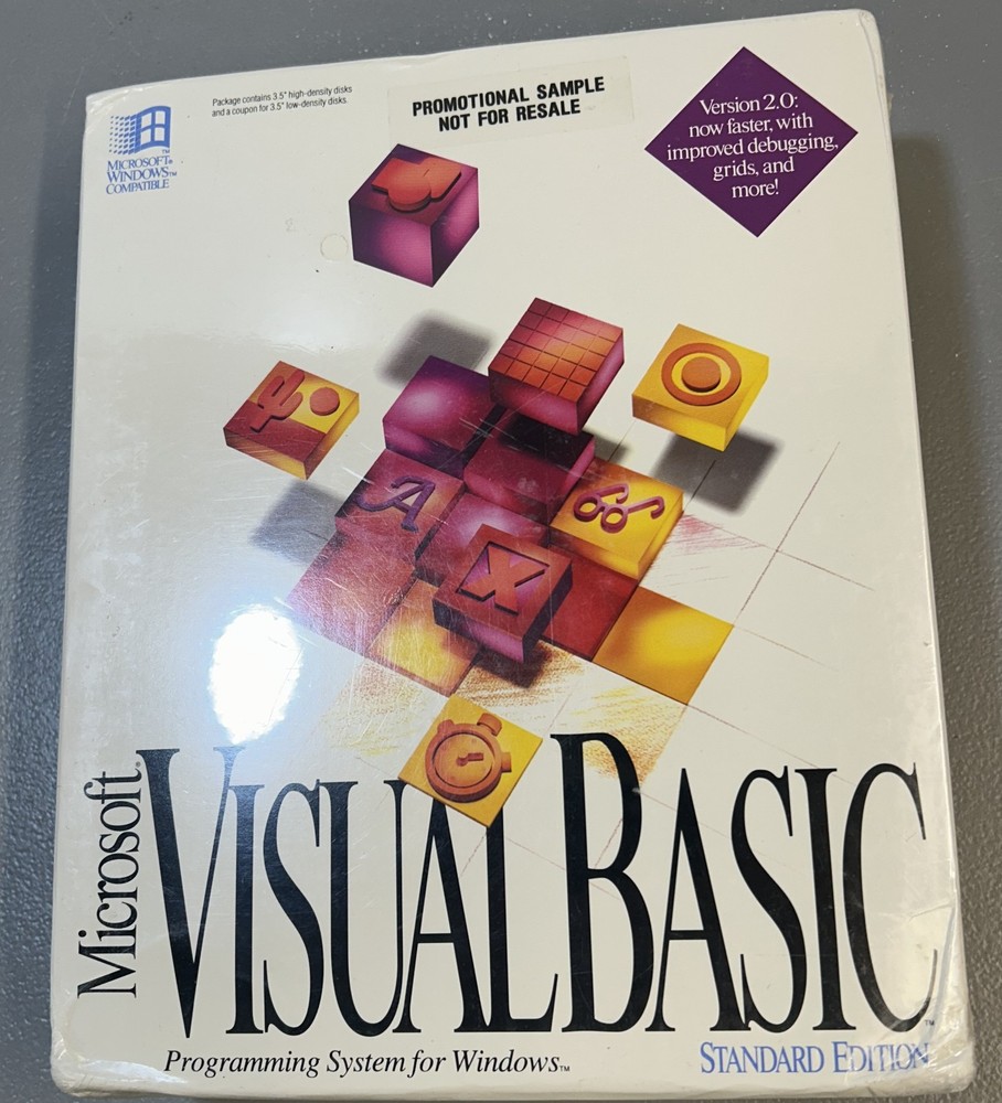 Microsoft  Visual Basic *NIB Unopened!*