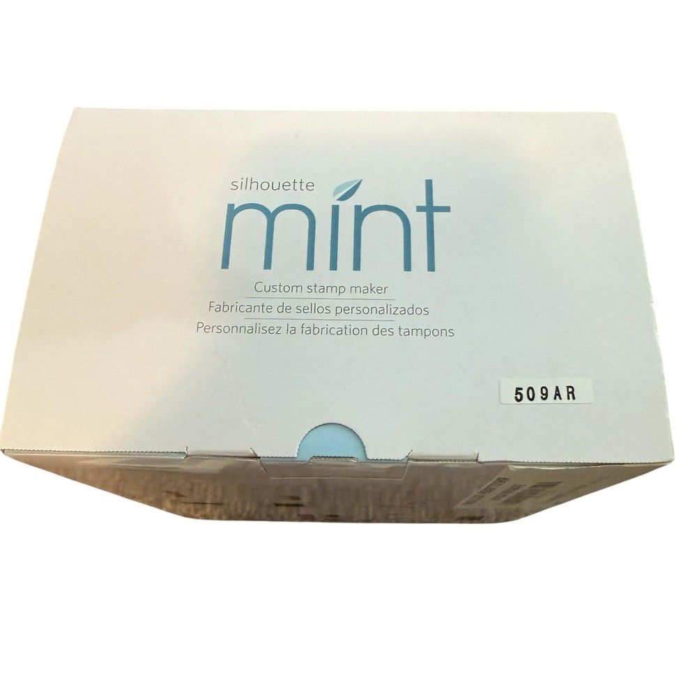 Silhouette Mint Custom Stamp Maker Kit & Accessories New