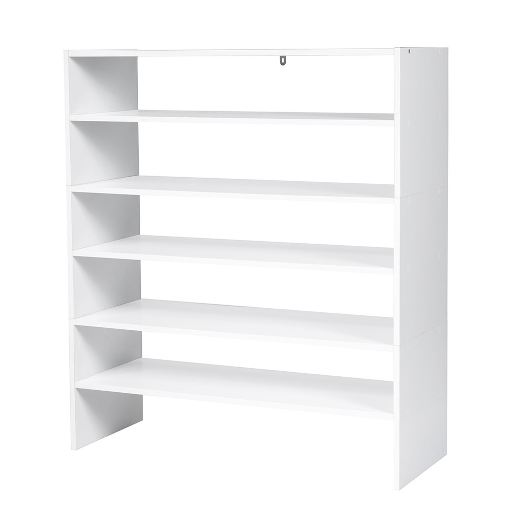 Topbuy 5-Tier Stackable Shoe Rack 31" Width Organizer Shelf