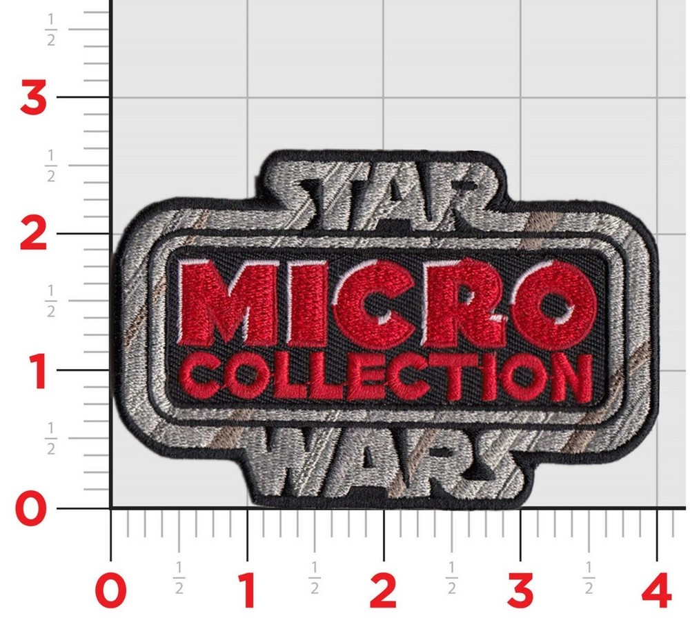 Kenner Star Wars "Micro Collection" toy logo 4" embroidered patch