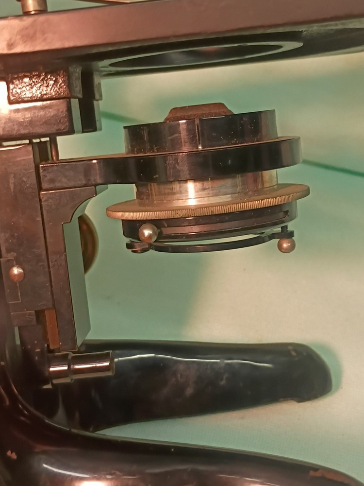 Vtg 1925 Ernst Leitz Wetzlar Microscope both Binocular & Single & Case & Optics