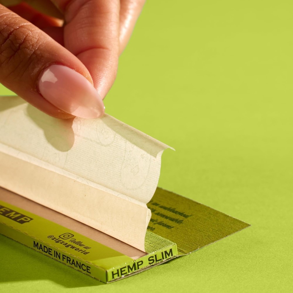 ZIG-ZAG Hemp Rolling Papers 1¼ Size (6 Bookets) - 50 Sheets Each