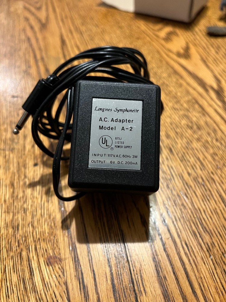 Longines Symphonette  Power Adapter Model A-2