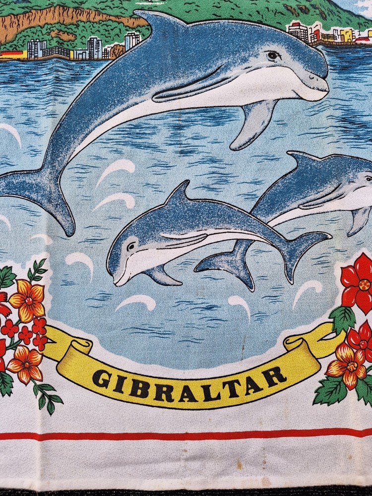 Vintage Gibraltar Tea Towel