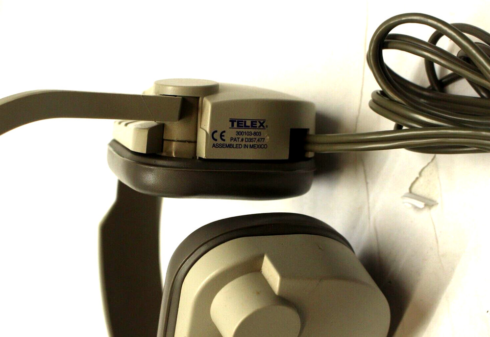 Vintage Discovery By Telex Headset 300103-803 Untested