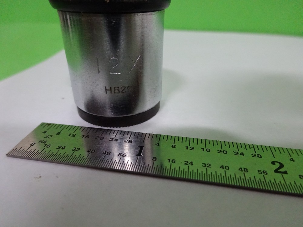 MICROSCOPE PART EYEPIECE 12X OPTICS AS IS BIN#W1-07