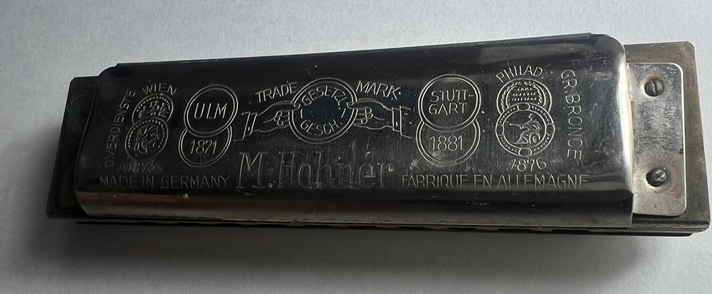 Vintage Harmonica Hohner Marine Band 1896 Key C