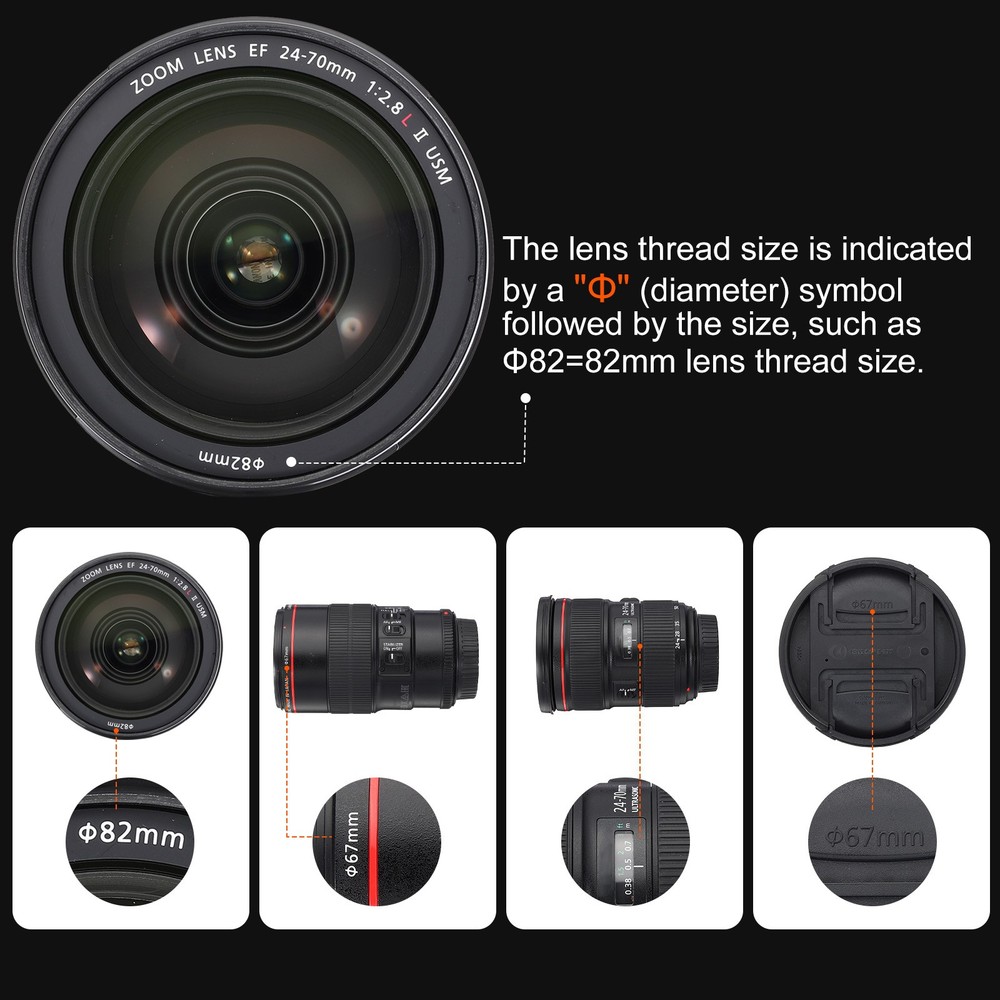 25.5mm Circular Polarizer Filter Polarizing Filter with Cleaning Cloth