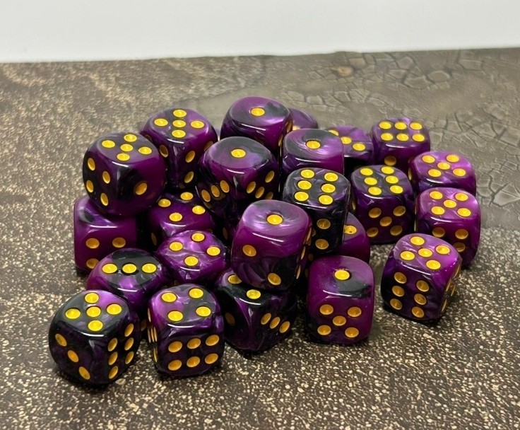 Ready To Roll Dice Set 30x Marble Effect Dice
