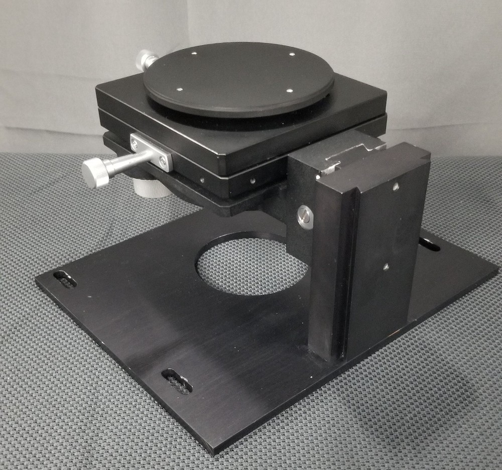 Nikon Interferometry Stage IF Tilting Rotating XY w/ Toolmaker Microscope Mount