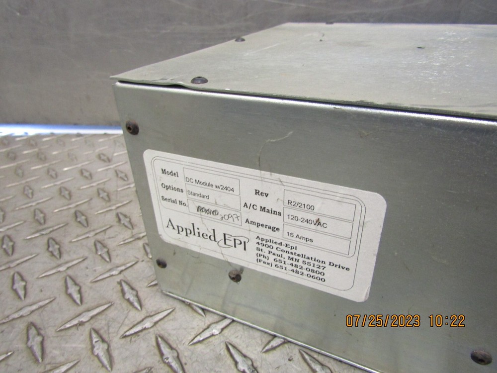 Applied Epi Veeco 1508 MBE DC Power Supply Module Temperature Controller 818