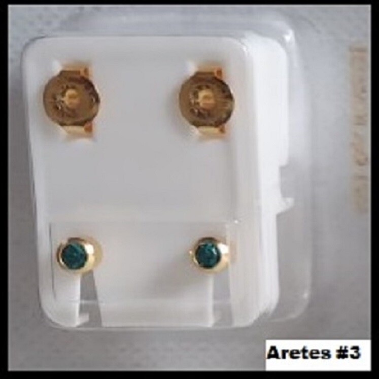 Studex Ear Piercing Gold Plated Clear Stone 4MM Regular R213Y