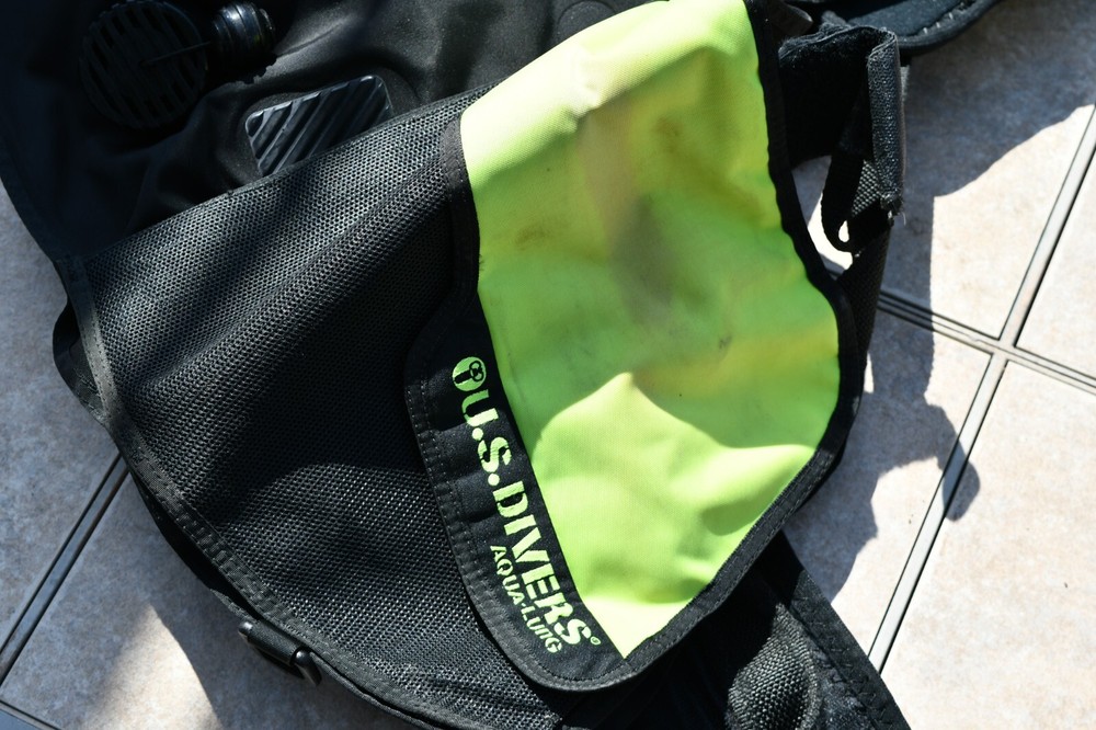 US Divers cousteau BCD Black Scuba Diving Jacket Size MEDIUM 516c3