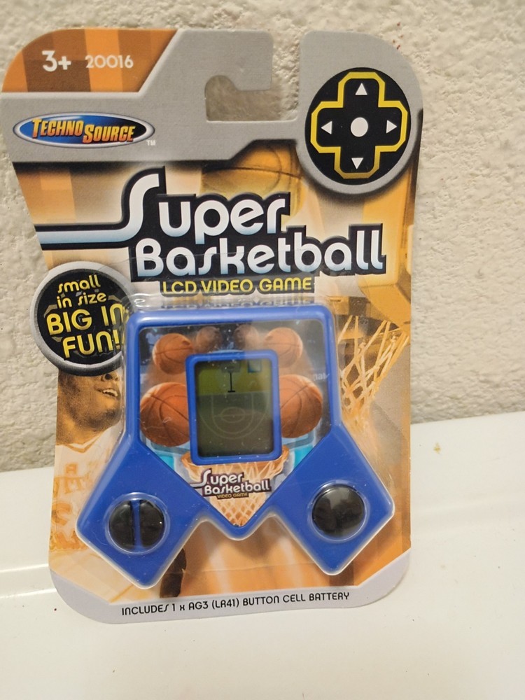 SUPER BASKETBALL LCD Video Game Techno Source New NIP SEALED