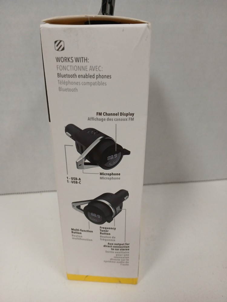 Scosche BTFREQ PRO Wireless Hands-Free Car Kit (BTFMPD3SR-SP)