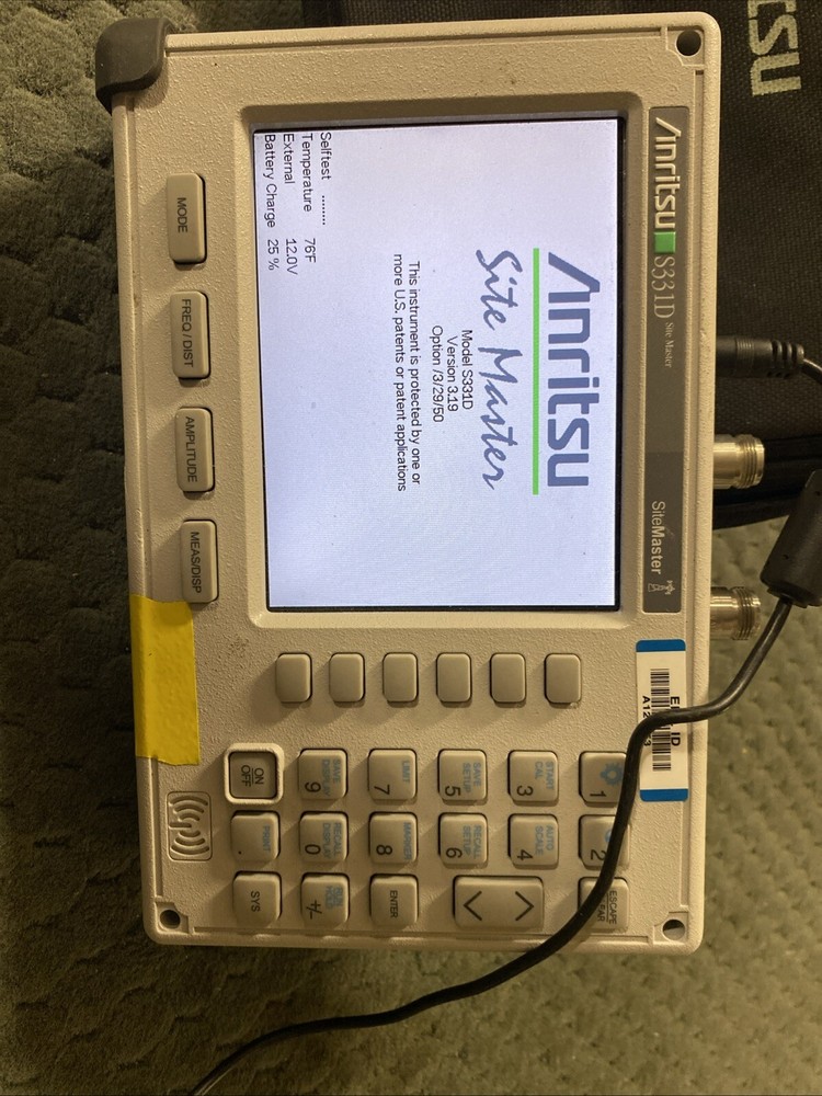 Anritsu S331D Site Master Option 3/29/50