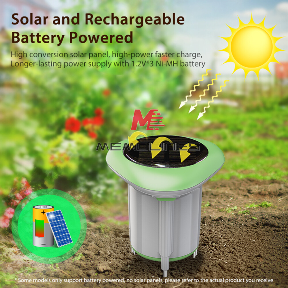 Tuya Smart WIFI Solar Soil Meter Sensor Waterproof Temp & Moisture &EC Detection