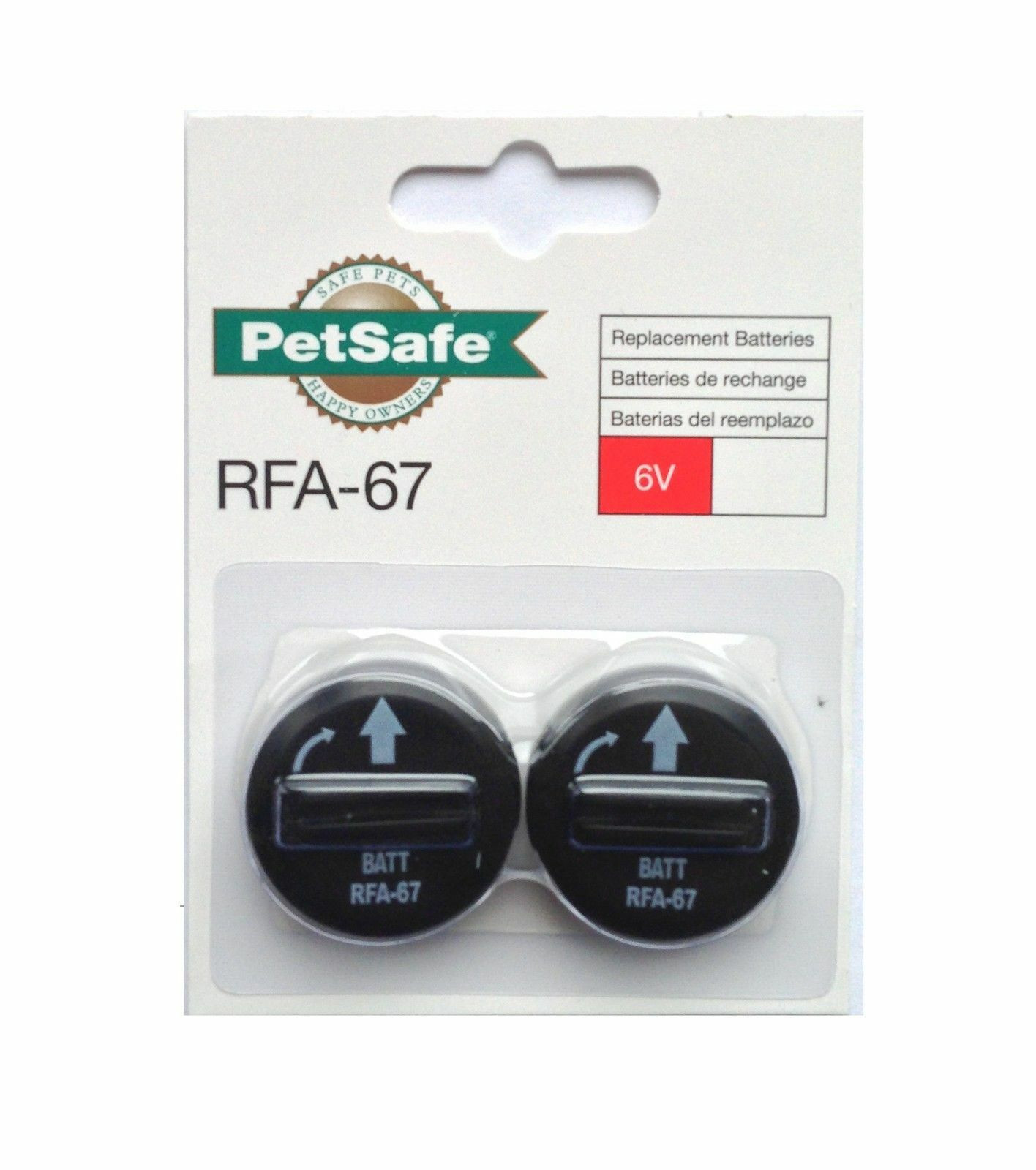 PetSafe RFA-67D-11 Batteries 6V for Dog Fence Collar Receiver PIF-275 - 2 Pack