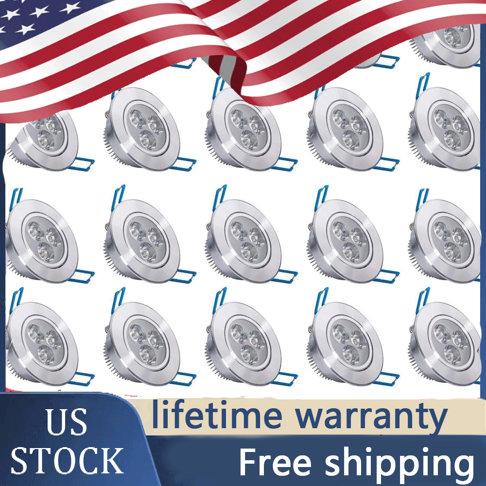 10PCS 9W 12W 15W Dimmable LED Downlight Recessed Ceiling Light Spotlight