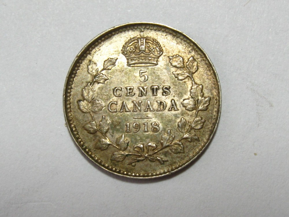 1918 Canada 5 Cents - #6357-84