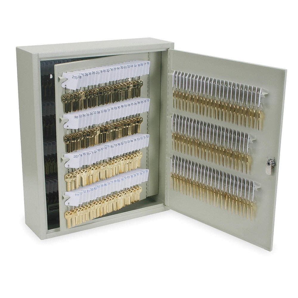 GRAINGER APPROVED 2NET7 Key Control Cabinet,330 Keys,Steel 2NET7