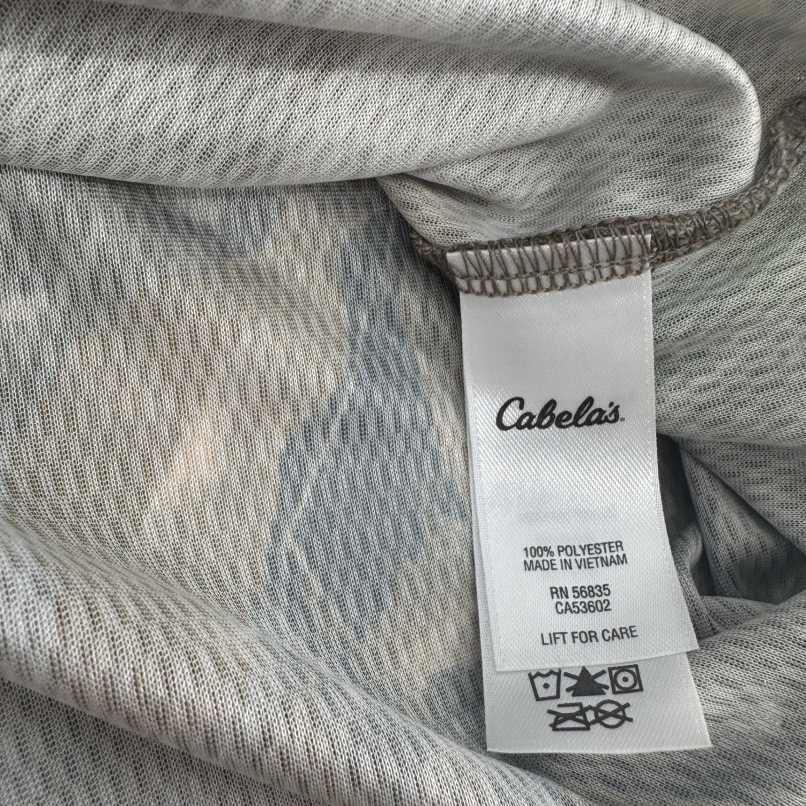 NEW Cabelas Zonz Woodlands Camo Long Sleeve Button Up Shirt Mens 2XL Hunting NWT