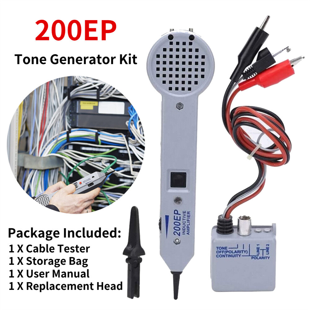 200EP Audio Adjustable Inductive Amplifier Cable Tester Tone Generator